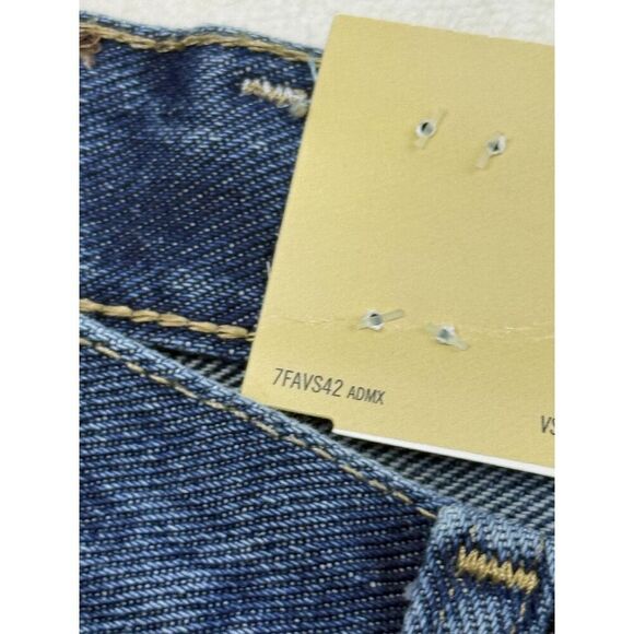 Wrangler Relaxed Fit Jeans Mens 36x34 Blue Denim Rugged Wear Bootcut New Tags - Picture 10 of 14